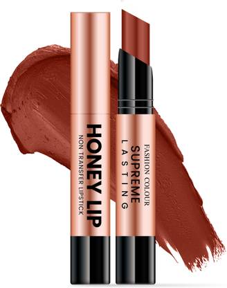 FASHION COLOUR Supreme Lasting Honey Lip Non Transfer waterproof Creamy Matte Formula