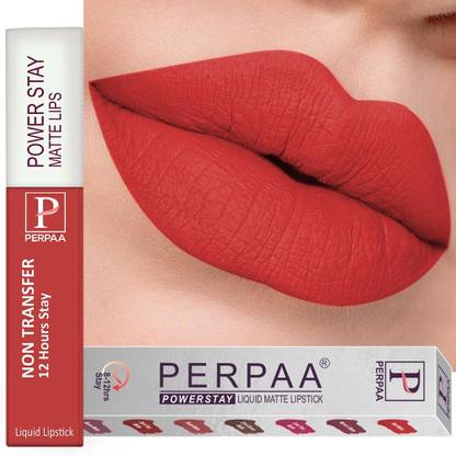 Perpaa Powerstay Liquid Matte Lipstick for women, waterproof & non transfer