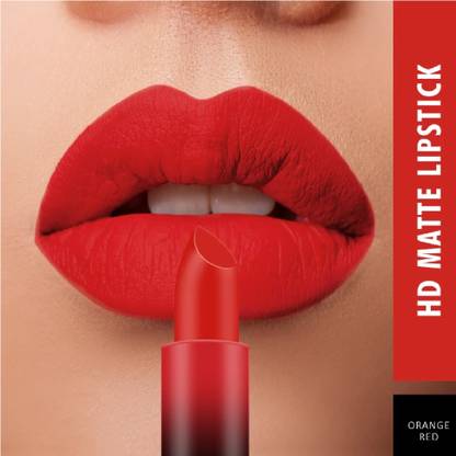 SWISS BEAUTY HD MATTE LIPSTICK 02 ORANGE RED SET OF 1 PCS