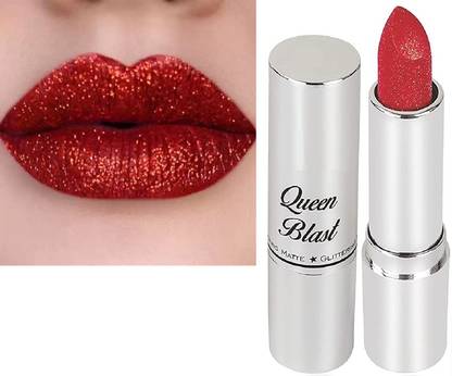 SEUNG BEST WATERPROOF GLITTER SHIMMER RED LIPSTICK