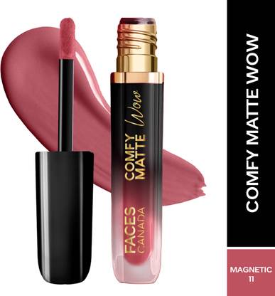 FACES CANADA Comfy Matte Wow Liquid Lipstick | Highly Pigmented | Long Lasting