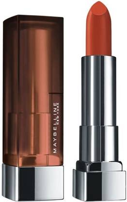 MAYBELLINE NEW YORK Color Sensational Creamy Matte Lipstick, 674 Madison Red, 3.9g