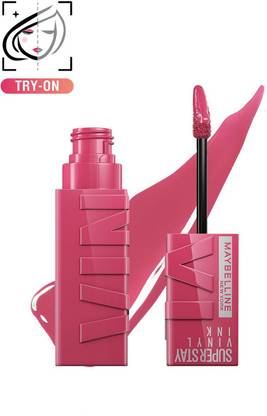 MAYBELLINE NEW YORK Superstay Vinyl Ink Liquid Lipstick, Coy | High Shine for up to 16hr, 4.2ml