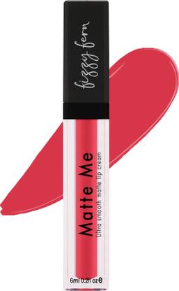 Fizzy Fern Long Lasting Matte Liquid Lipstick, Nourishing, Smudge Proof (Rose Radiance )