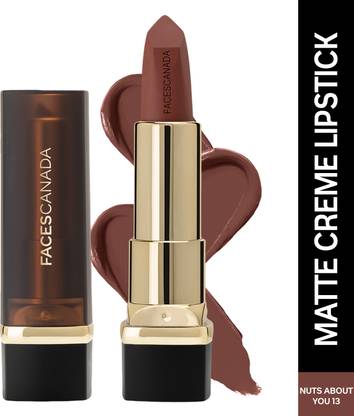 FACES CANADA Comfy Matte Creme Lipstick | Long Stay | Intense Color | One Stroke Application