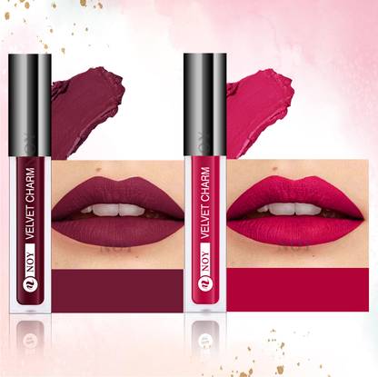 NOY Liquid Matte Lipstick For Women Transfer-Resistant Bold Shades For All Skin Tone