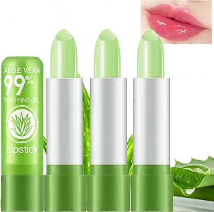 BLUSHIS Alovera lipstick Lip Gloss (pink magic lipstick)