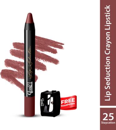 Glam21 Lip Seduction Non-Transfer Crayon Lipstick | Longlasting Creamy Matte Formula