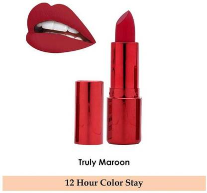 Beauty Relay London 12 Hour Color Stay Matte Lipstick-Smudge Proof - fuller & moist-looking lips