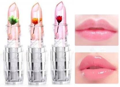 Ashyra Magic Jelly Flower Lipstick Temperature Changing Lipstick Pack of 3