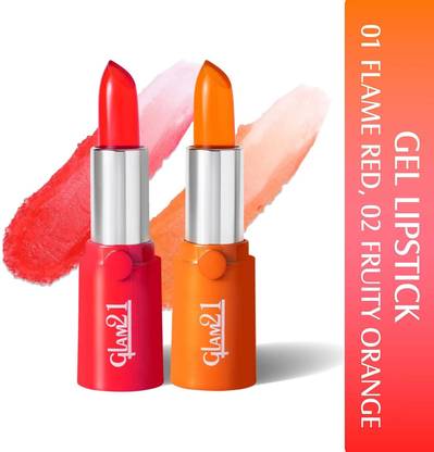 Glam21 Cosmetics Gel Based Ultra-Moisturizing Lightweighted Lipstick with Glossy Shine