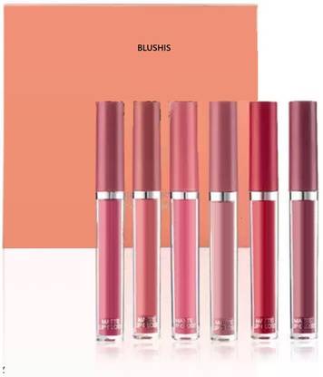 CB3 BEAUTY Waterproof Matte Liquid Lipstick Combo Set of 6pc