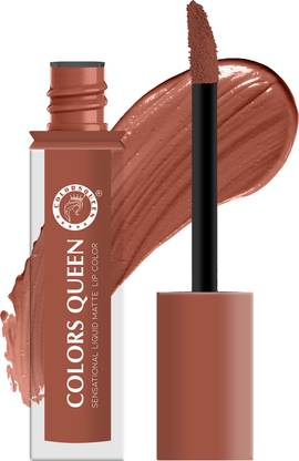 COLORS QUEEN Sensational Liquid Matte Lip Color Long Lasting & Non-Transfer Liquid Lipstick