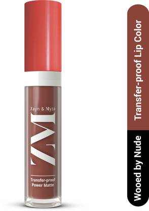 ZM Zayn & Myza Transfer-Proof Power Matte Liquid Lipstick With Long Lasting Formula