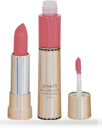 Yuency Best Matte liquid and crayon 2 in 1 peach color lipstick