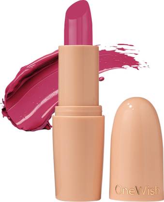 One Wish Creamy Matte Lipstick | 8 Hrs Long Lasting | Smooth & Soft Creamy Finish