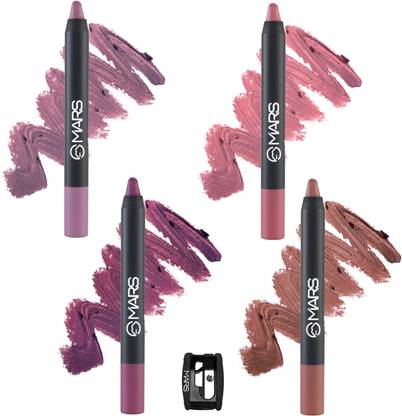 MARS Smudge Proof Matte Lip Crayon With Gift Box