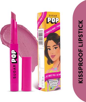 SUGAR POP Kissproof Lipstick 02 Sweet Pea - Transfer-proof | Waterproof