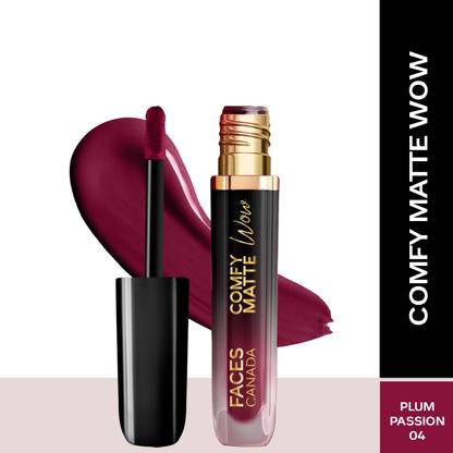 FACES CANADA Comfy Matte Wow Liquid Lipstick | Highly Pigmented | Long Lasting