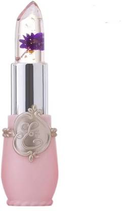 emaymei Lipstick Gloss Transparent Jelly Flower Lipstick Temperature Color Change