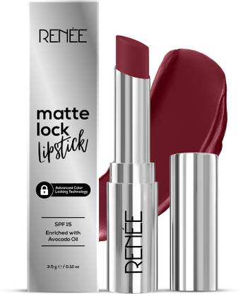 Renee Matte Lock Lipstick, Ultra Matte Finish, Moisturizing, Long Lasting & Weightless