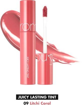 Rom&nd Juicy Lasting Tint | Korean Lip Tint - Litchi Coral