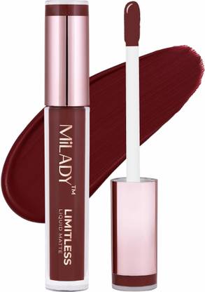 MiLADY Limitless Matte Lipstick I Nontransfer, Lightweight and Deep moisturising