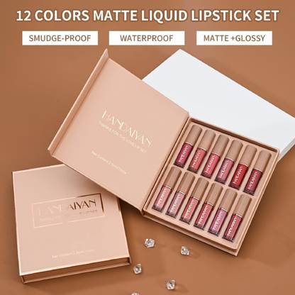 MR. HUDA Hydrating Matte Lipstick Set of 12