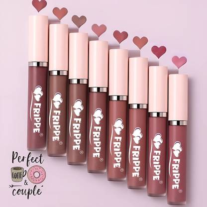 FRIPPE Non Transfer Lip Color |Matte Texture|12Hrs Waterproof|True Colors|Smudge Proof