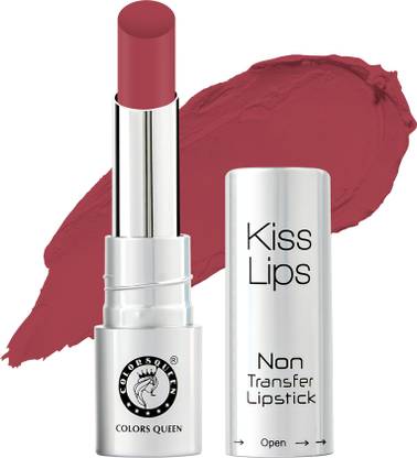 COLORS QUEEN Kiss Lips Long Lasting, Water Proof, Non-Transfer Matte Lipstick