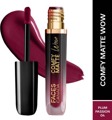 FACES CANADA Comfy Matte Wow Liquid Lipstick | Highly Pigmented | Long Lasting
