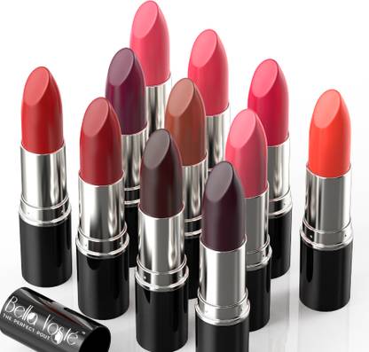Bella Voste Profesional Matt Lipsticks Combo 11 Pieces , Long Lasting