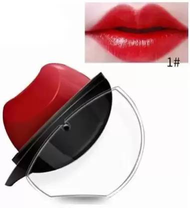 Emijun DAILY USE RED APPLE SHAPE LONG LASTING MATTE WATERPROOF LIPSTICK. Lipstick
