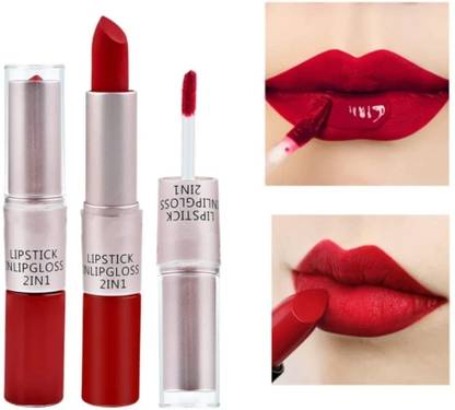 DARVING MATTE FINISH BOLD RED 2 IN 1 LIPTICK