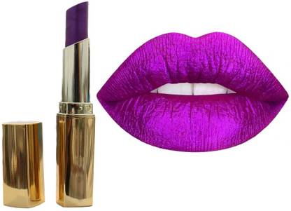 SEUNG Vivid Purple Lipstick, Smooth Application for Defined Lip Lines