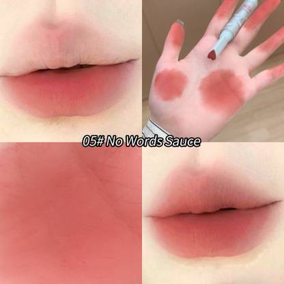 VONGEE Gege Bear Creamy Mist Solid Lip Mud- High-Pigment, Long-Lasting & Waterproof