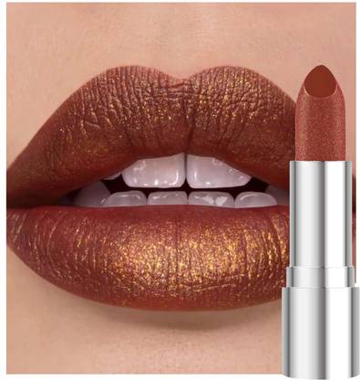 MYEONG High Quality Velvet Shimmery Touch of Spice Shade Lipstick