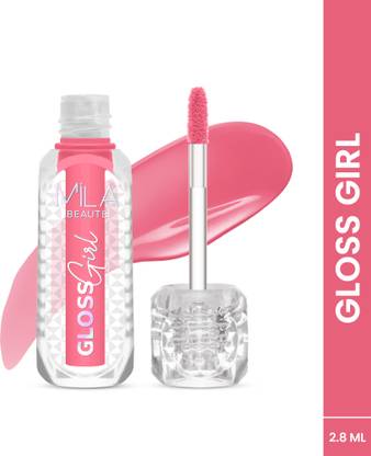mila beaute Gloss Girl Lip Gloss Fuller Lip Effect & Extra Hydration With Mango Seed Butter