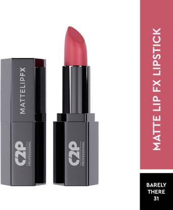 C2P Professional Creamy Pink Matte Bullet Lipstick Highly Pigmented Long Lasting & Waterproof