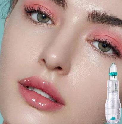 BEAUTYATH Crystal Lipstick Jelly Flower Transparent Color Changing Lip Balm