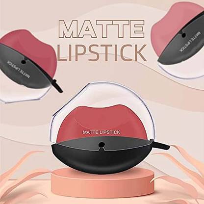 AMOSFIA lipstick Apple shape matte finish Lip shaped Apple designed
