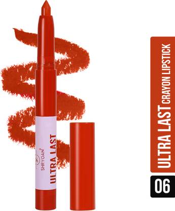 Shryoan Ultra Last Crayon Lipstick | Smooth Glide, Smudge Proof & Silky Matte Finish