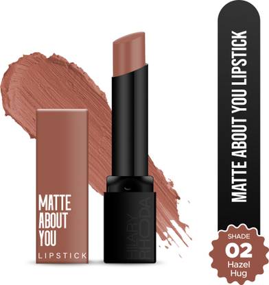 Hilary Rhoda Matte About You Lipstick | Long Lasting & Highly Pigmented | Matte Finish