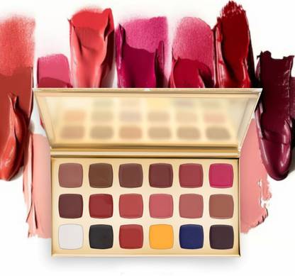 JUSTGOLD Artist Lip Colour Palette Pigmented Colors Creamy Matte Finish Lip Colors