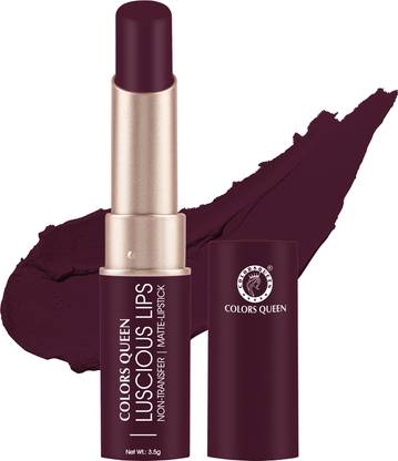 COLORS QUEEN Luscious Lips Long Lasting Non Transfer Creamy Matte Lipstick
