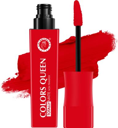 COLORS QUEEN Totally Matte Non Transfer Liquid Lipstick, Long Lasting & Lightweight Formula