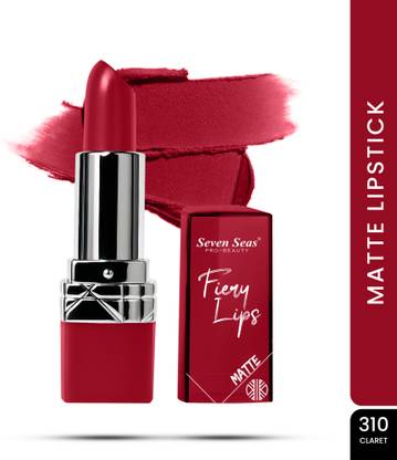 Seven Seas Fiery Lips Matte Lipstick Long Lasting Light Weight Super Matte Lipstick