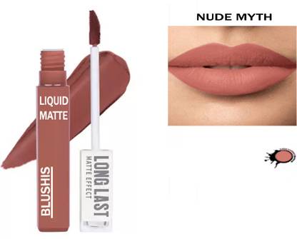 BLUSHIS Non Transfer Smudge Proof Longlasting Sensational Liquid Matte Lipstick set of 1