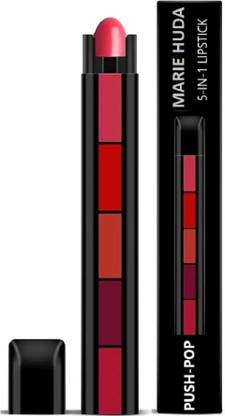 Marie Huda Beauty 5 in 1 Forever Creamy Matte Lipstick - Waterproof, Long Lasting Lipsticks