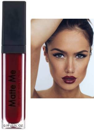 Yuency MATTE DARK COLOR LIQUID LIP COLOR MAROON LIPSTICK
